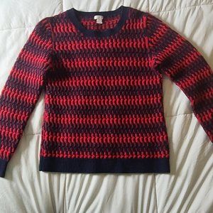 J Crew Wool Blend Knit Pullover Sweater